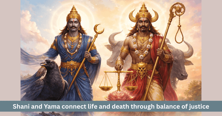 Shani and Yamraj Relationship: Karma, Justice and Life Death Balance
