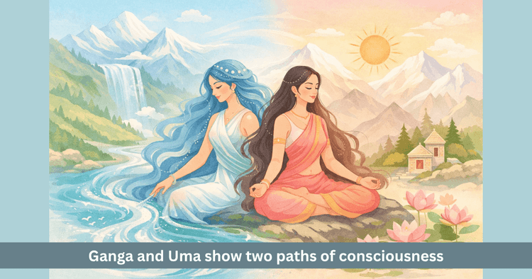 Ganga and Uma: Spiritual Analysis of Himavan’s Daughters