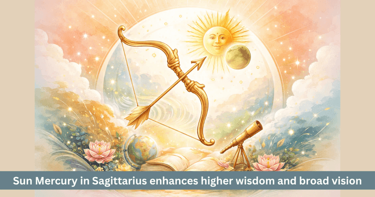 Sun Mercury Conjunction in Sagittarius 2026: Broad Thinking and Honest Communication