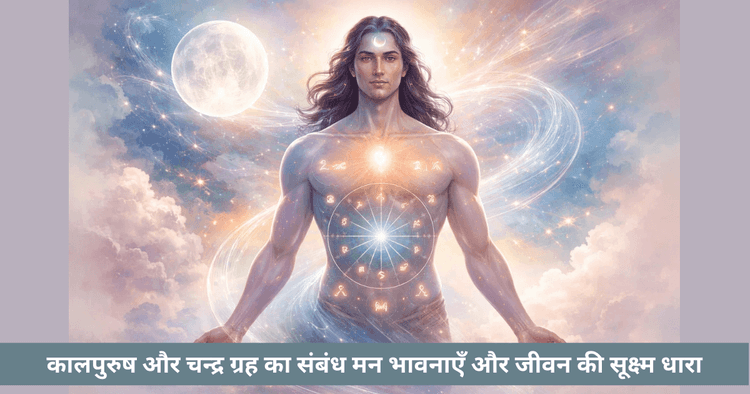कालपुरुष और चंद्र ग्रह: मन और भावनाओं का प्रवाह