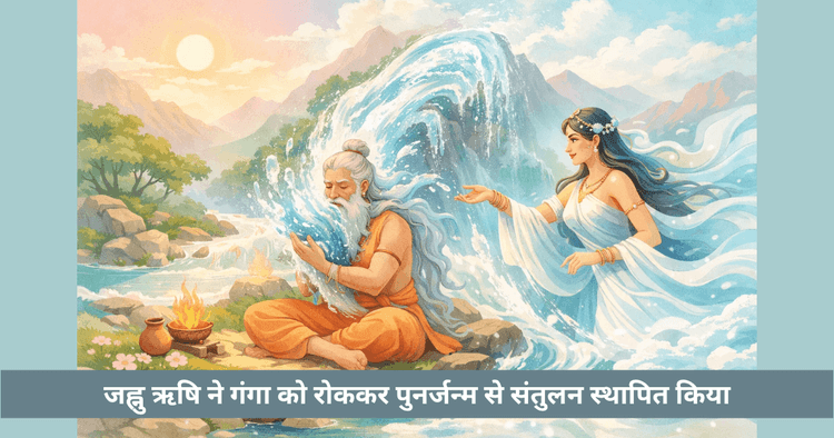 ऋषि जह्नु और गंगा की पुनर्जनन और दिव्य संतुलन की कथा