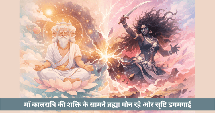 माता कालरात्रि की शक्ति और ब्रह्मा की चुप्पी