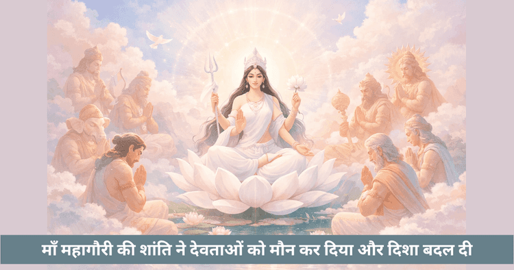 महागौरी के सामने देवताओं का मौन: जब शांति बनी सबसे बड़ी शक्ति