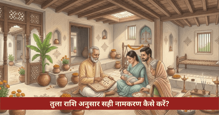 तुला राशि नामकरण विधि और नामाक्षर नियम