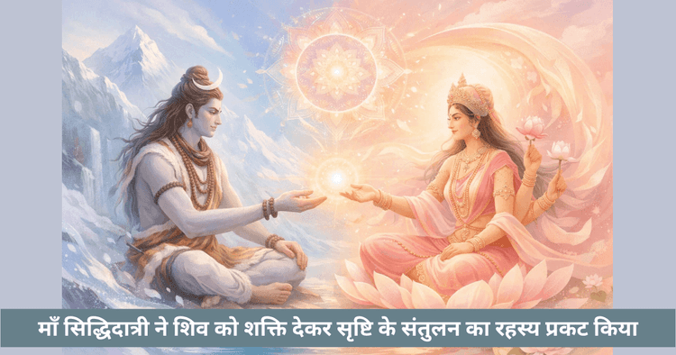 शिव और माँ सिद्धिदात्री की दिव्य सिद्धि