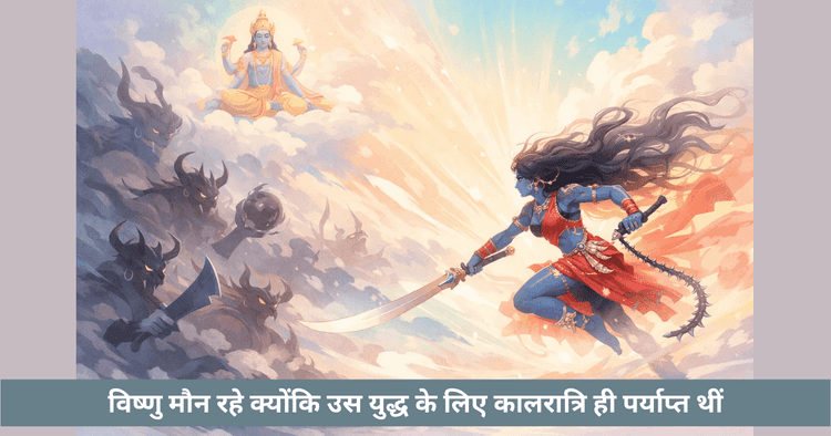 माँ कालरात्रि और विष्णु के बिना युद्ध की कहानी