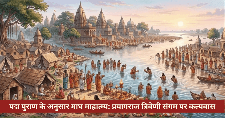 पद्म पुराण माघ माहात्म्य: प्रयागराज कल्पवास और त्रिवेणी स्नान