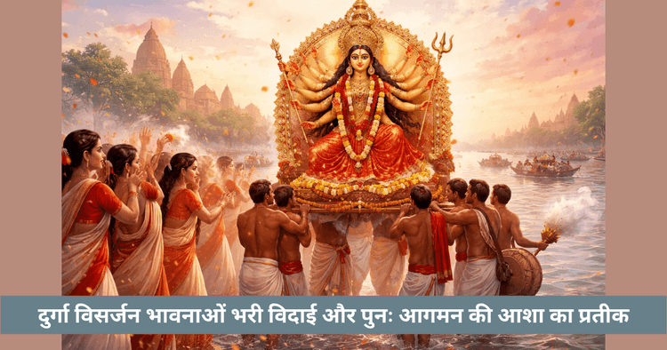 दुर्गा विसर्जन का महत्व और भावनात्मक विदाई