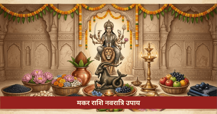 मकर राशि नवरात्रि उपाय प्रमोशन व्यापार