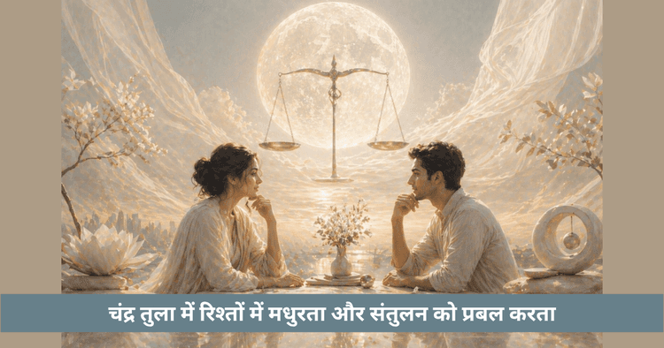 तुला में चंद्र गोचर का संबंधों और संतुलन पर प्रभाव