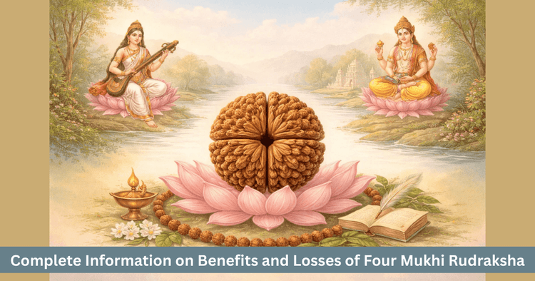 Four Mukhi Rudraksha Benefits Risks and Method