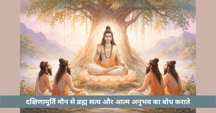 दक्षिणामूर्ति और ब्रह्मा पुत्रों की मौन ज्ञान कथा