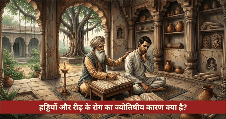 हड्डियों और रीढ़ के रोग का ज्योतिषीय कारण और उपाय