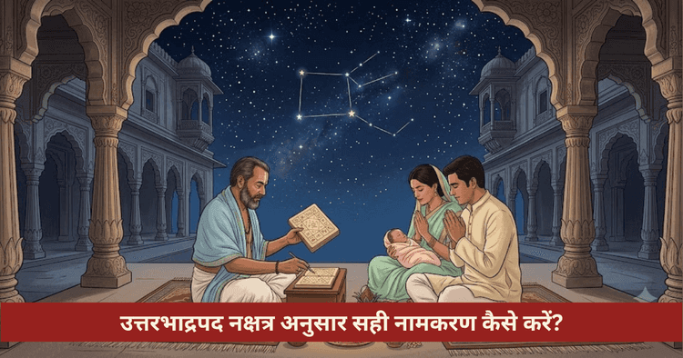 उत्तरभाद्रपद नक्षत्र नामकरण विधि और नामाक्षर नियम