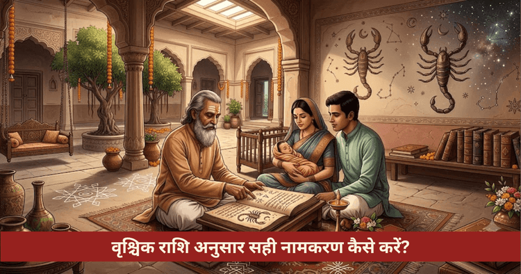 वृश्चिक राशि नामकरण विधि और नामाक्षर नियम