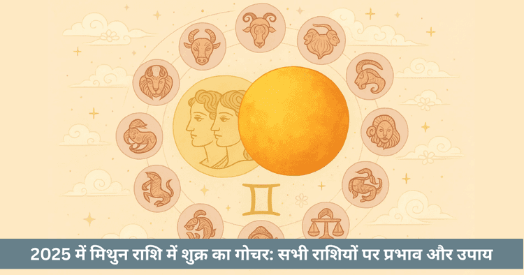 2025 में शुक्र का मिथुन गोचर: प्रभाव और उपाय