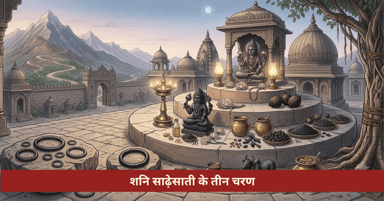 शनि साढ़ेसाती के 3 चरण और उपाय