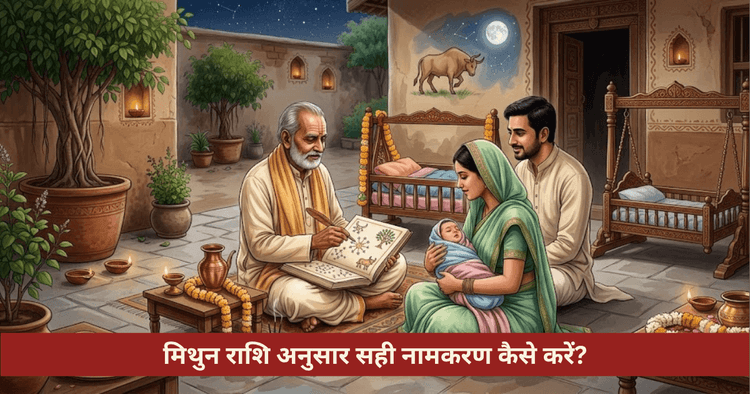 मिथुन राशि नामकरण विधि और नामाक्षर नियम 