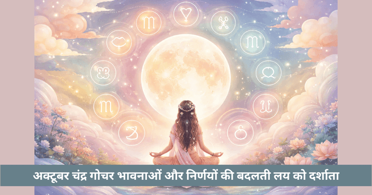 चंद्र गोचर अक्टूबर 2026: भावनात्मक बदलाव, निर्णय और जीवन की लय