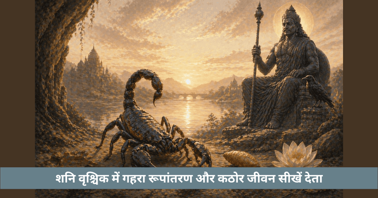 शनि गोचर वृश्चिक राशि प्रभाव
