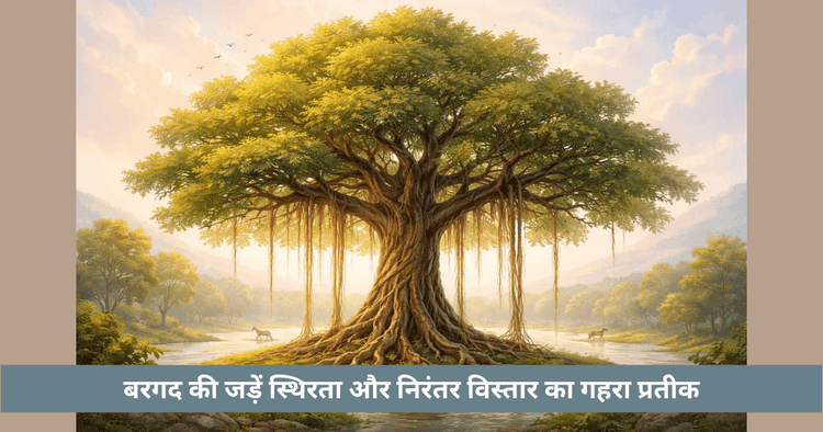 बरगद की लटकती जड़ें: स्थिरता और जीवन विस्तार का अर्थ