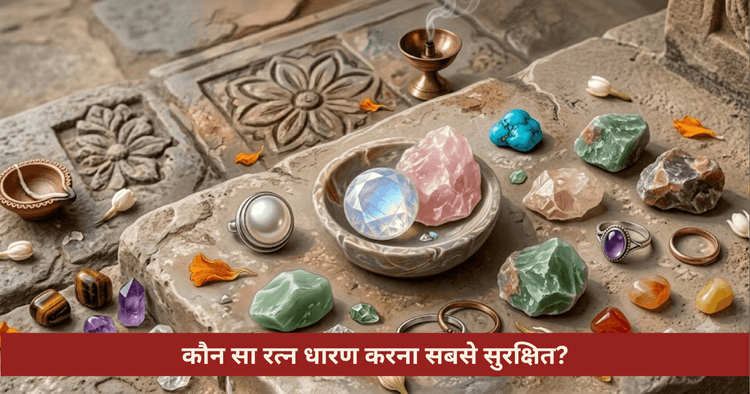 कौन सा रत्न पहनना सुरक्षित है ज्योतिषीय विश्लेषण