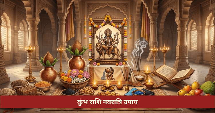 कुंभ राशि नवरात्रि उपाय धन परिवार