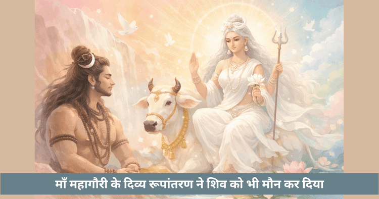 मां महागौरी का रूपांतरण और भगवान शिव की प्रतिक्रिया