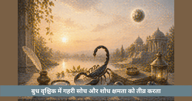 वृश्चिक राशि में बुध गोचर: शोध और अंतर्ज्ञान पर प्रभाव