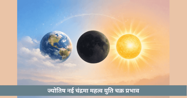 नई चंद्रमा ज्योतिष युति प्रतीकवाद चक्र प्रभाव
