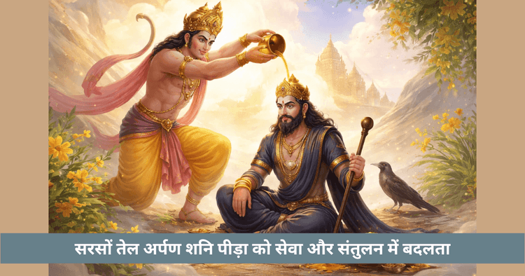 शनि देव सरसों तेल कथा: पीड़ा, सेवा और आध्यात्मिक अर्थ