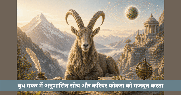 मकर राशि में बुध गोचर: करियर और पेशेवर सोच पर प्रभाव