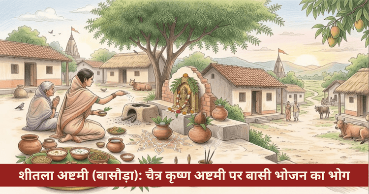 शीतला अष्टमी: बासौड़ा पूजा विधि, बासी भोजन विज्ञान और मंत्र