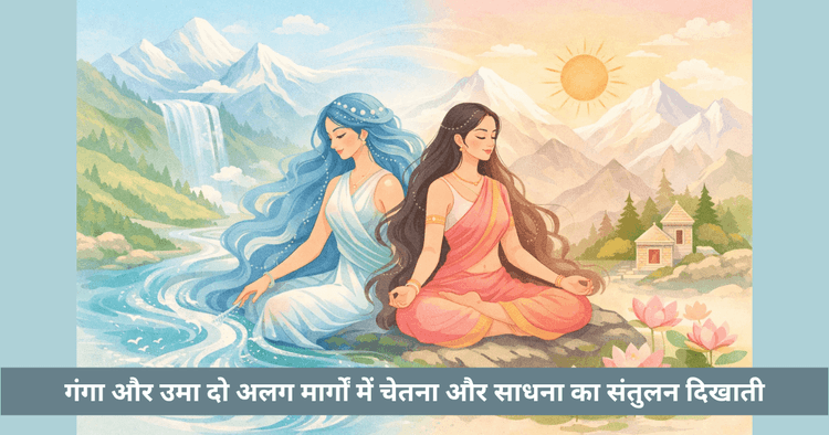 गंगा और उमा: हिमवान की पुत्रियों का आध्यात्मिक विश्लेषण