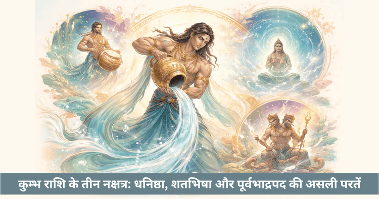 कुम्भ राशि के तीन नक्षत्र: धनिष्ठा, शतभिषा और पूर्वाभाद्रपदा