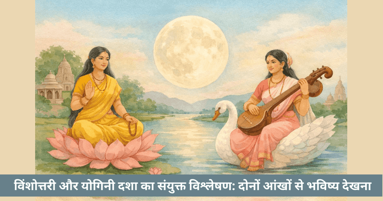 विंशोत्तरी और योगिनी दशा   आठ योगिनियों के साथ संयुक्त विश्लेषण