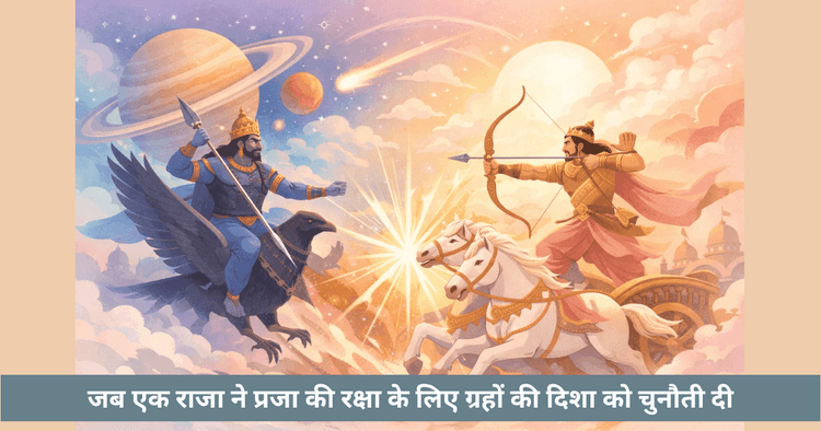 शनि देव और दशरथ का संघर्ष: ग्रहों की दिशा