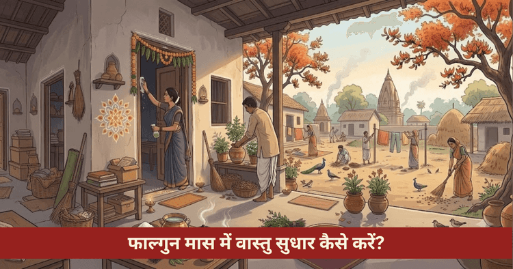 फाल्गुन वास्तु उपाय: कबाड़ मुक्ति, ईशान कोण शुद्धि और तोरण