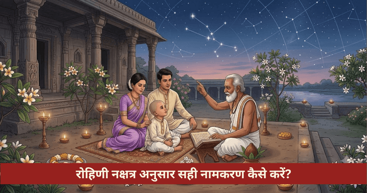 रोहिणी नक्षत्र नामकरण विधि और नामाक्षर नियम