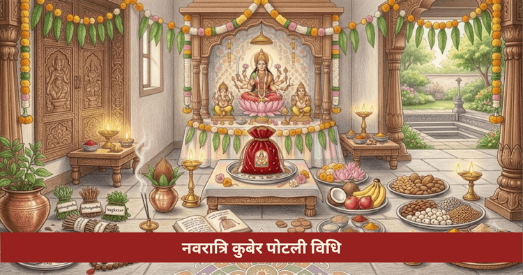 नवरात्रि कुबेर पोटली विधि धन उपाय