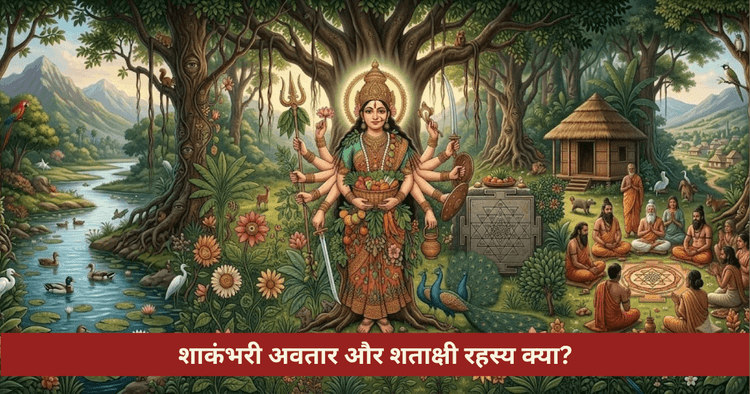 माँ शाकंभरी अवतार कथा और शताक्षी रहस्य