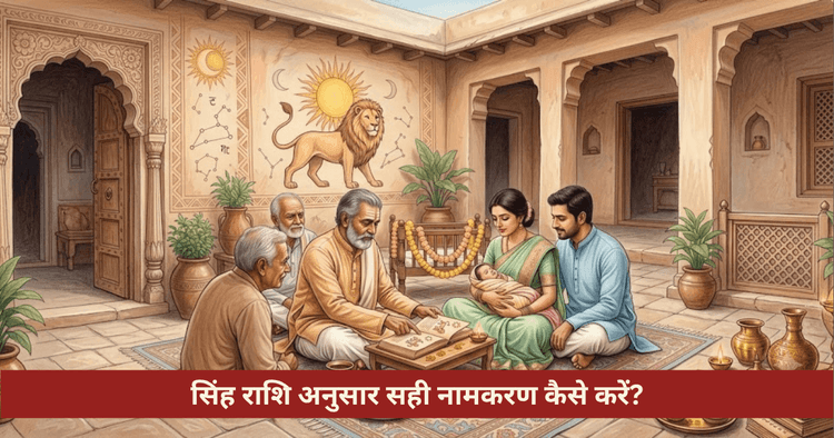 सिंह राशि नामकरण विधि और नामाक्षर नियम