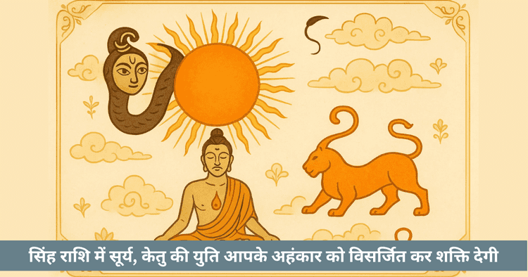 सूर्य केतु युति 2025: सिंह में अहंकार शुद्धि और कर्मिक रीसेट।