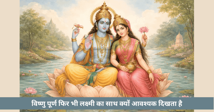 विष्णु और लक्ष्मी पूर्णत्व का रहस्य