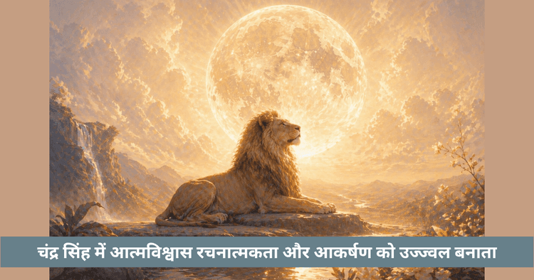 सिंह में चंद्र गोचर का आत्मविश्वास और रचनात्मकता पर प्रभाव