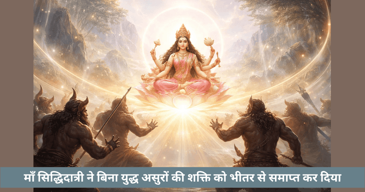 मां सिद्धिदात्री ने असुरों की चाल को कैसे रोका