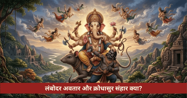 भगवान लंबोदर अवतार कथा और क्रोधासुर संहार