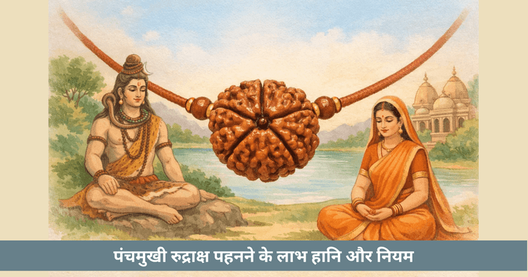 पंचमुखी रुद्राक्ष फायदे नुकसान और नियम