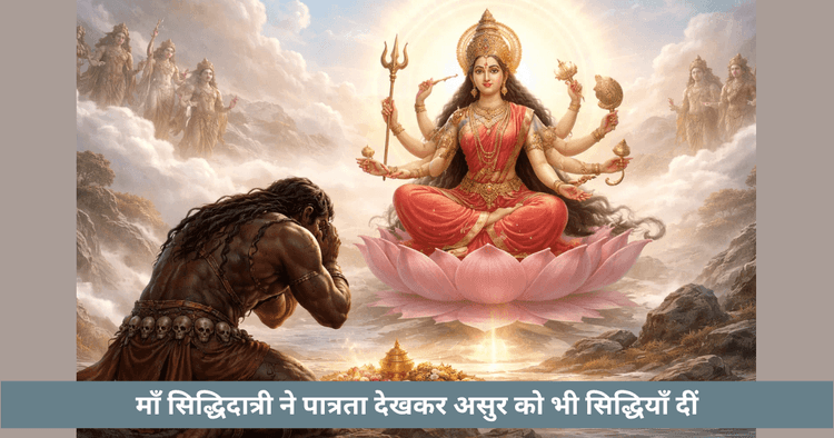 असुर और माँ सिद्धिदात्री की दिव्य परीक्षा