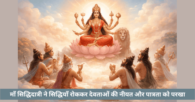 माँ सिद्धिदात्री और देवताओं की परीक्षा